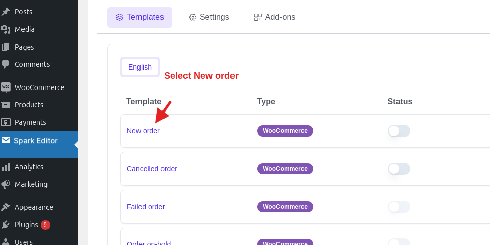 Drag-and-drop-email-templates-for-WooCommerce-mails