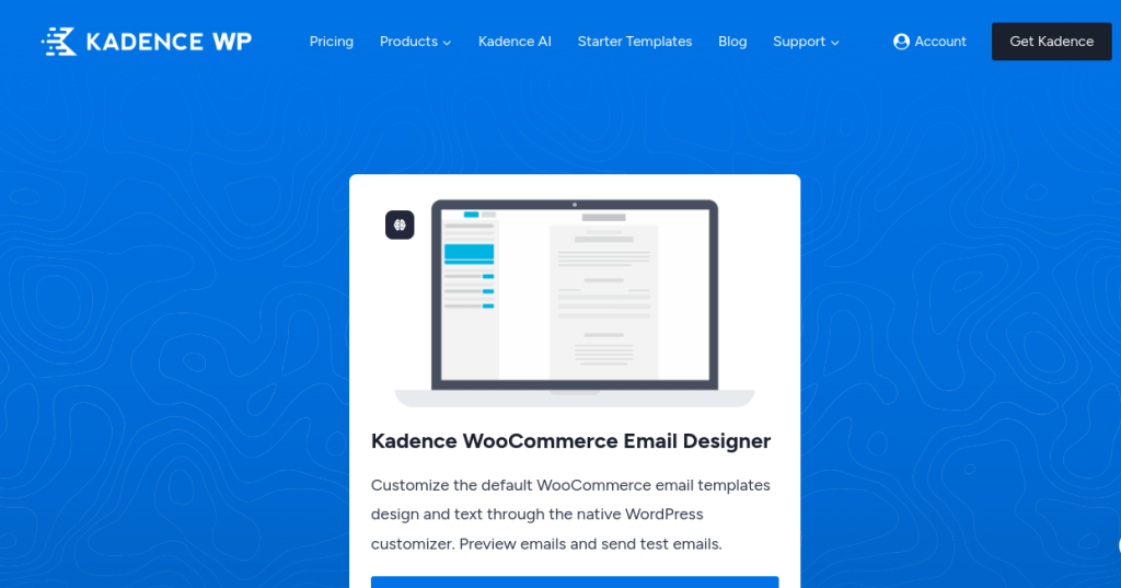 kadence homepage