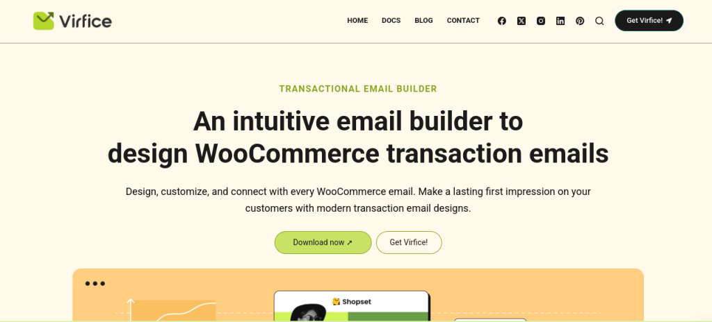 virfice homepage
