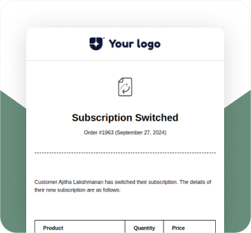 Subscription Switched