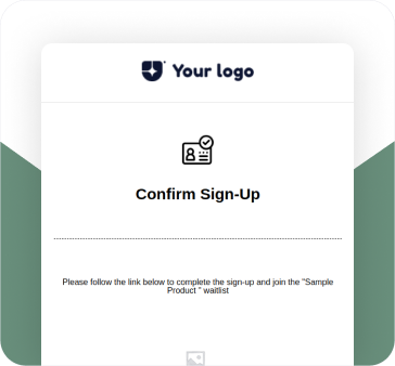 confirm signup