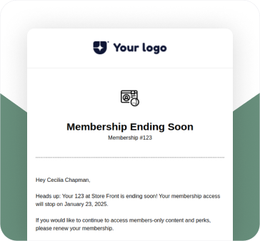 Membership Ending Soon