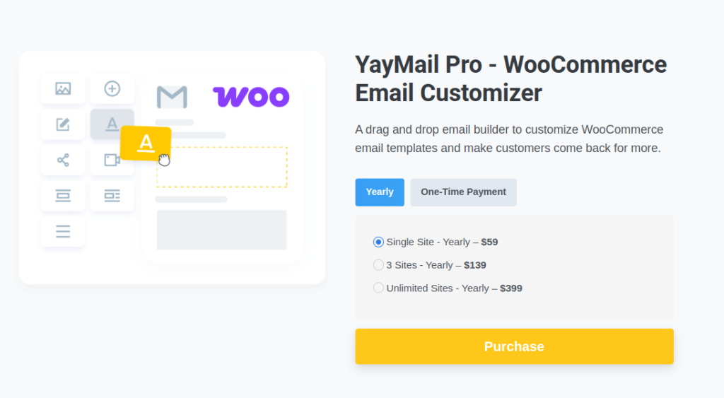 Yaymail homepage
