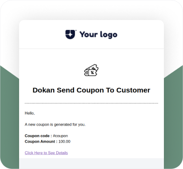 SEND COUPON TO CUSTOMER