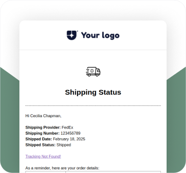 SHIPPING STATUS