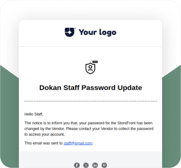 STAFF PASSWORD UPDATE