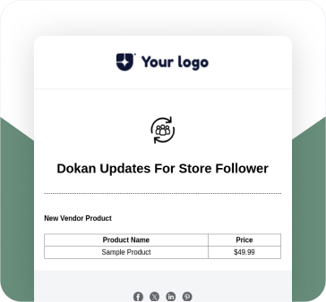 UPDATES FOR STORE FOLLOWER