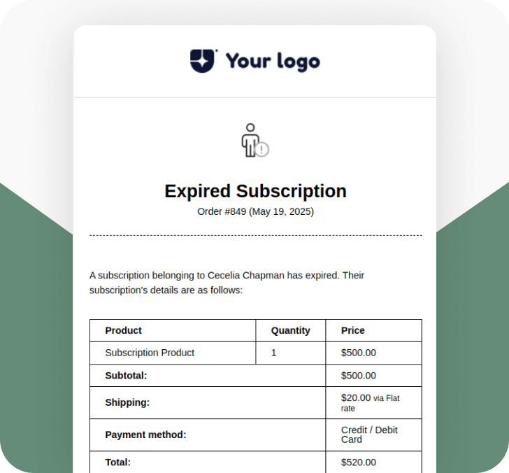 Expired Subscription