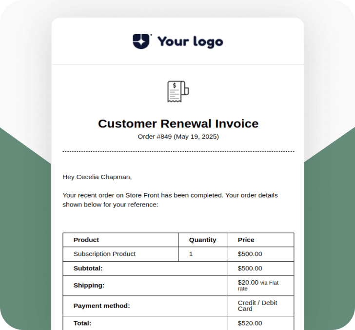 Renewal Notice