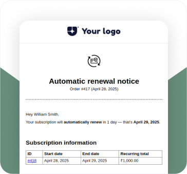 Automatic Renewal