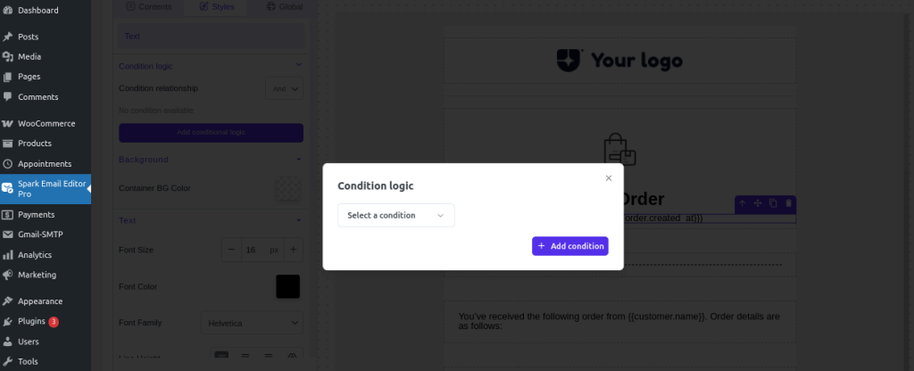 conditional logic