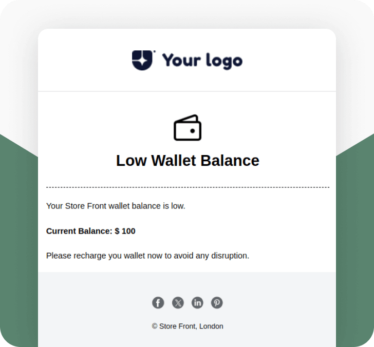 Low Wallet Balance
