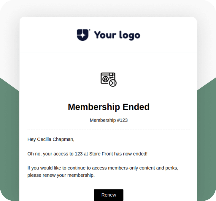 Membership Ended