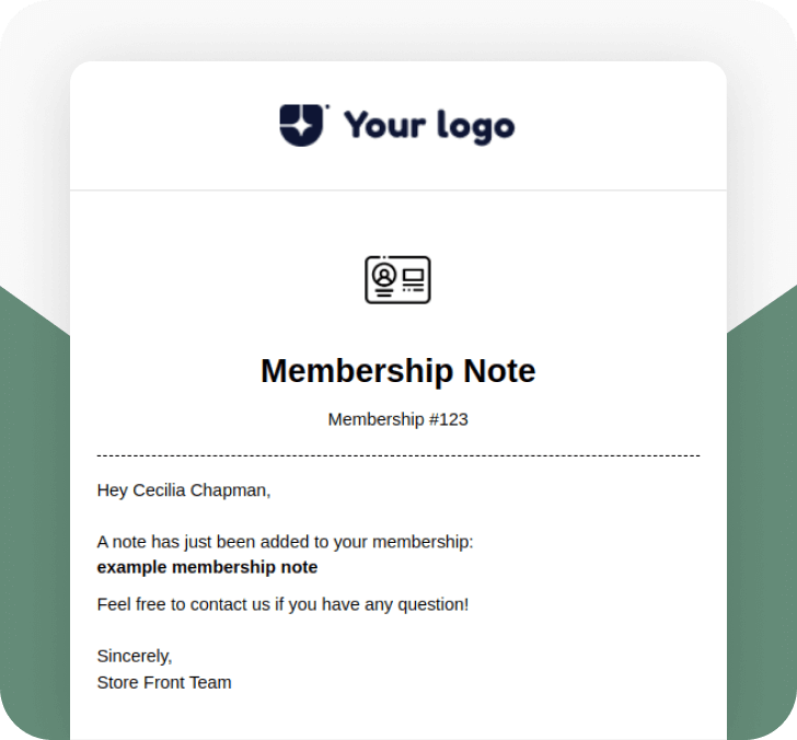 Membership Note