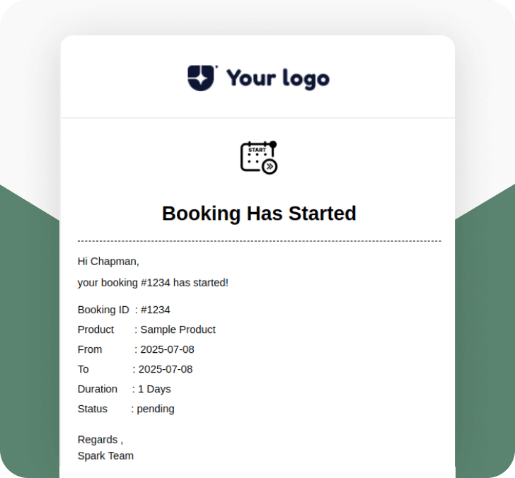 Booking Has Started