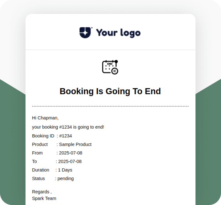 Booking Is Going To End