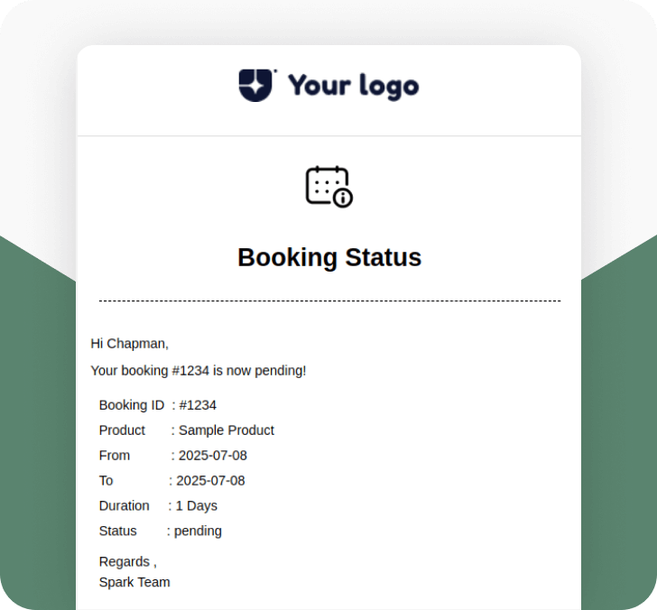 Booking Status