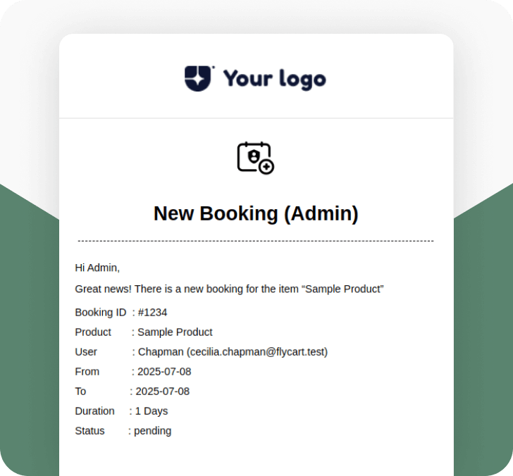 New Booking (Admin)