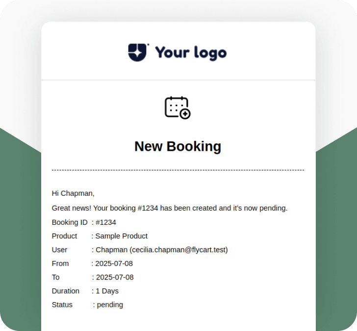 New Booking
