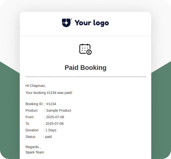 Paid Booking