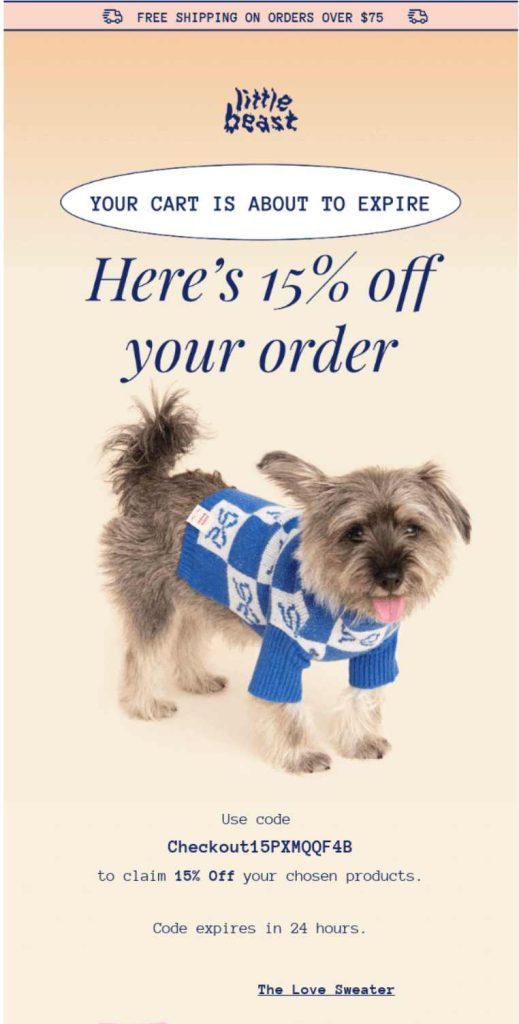 Personalized offer emails