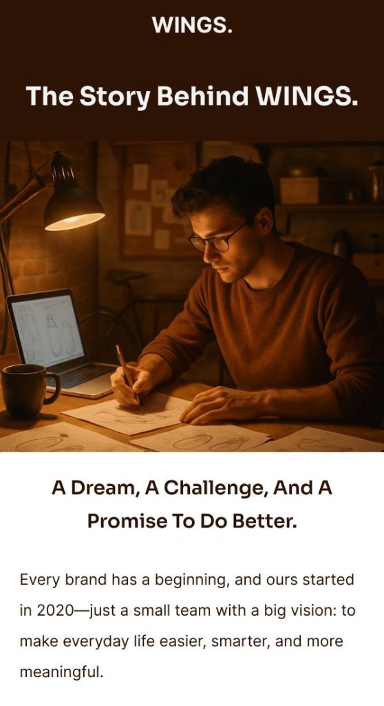 Storytelling email