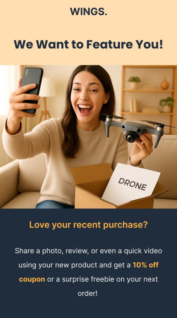 Ugc campaign email