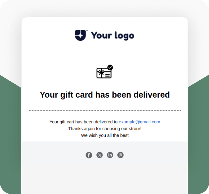 Your GIft Card has been delivered