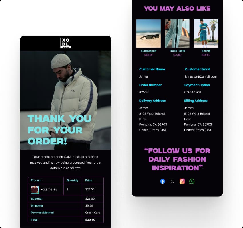 Spark Email Template