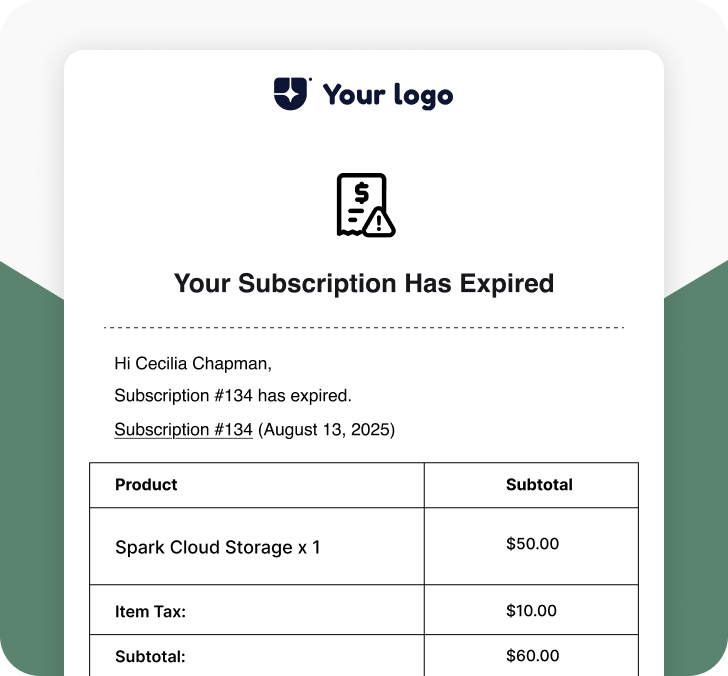 Your Subscription Has Expired