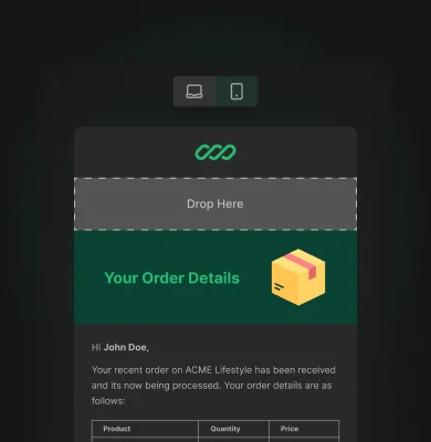 Instant Previews & Test Emails