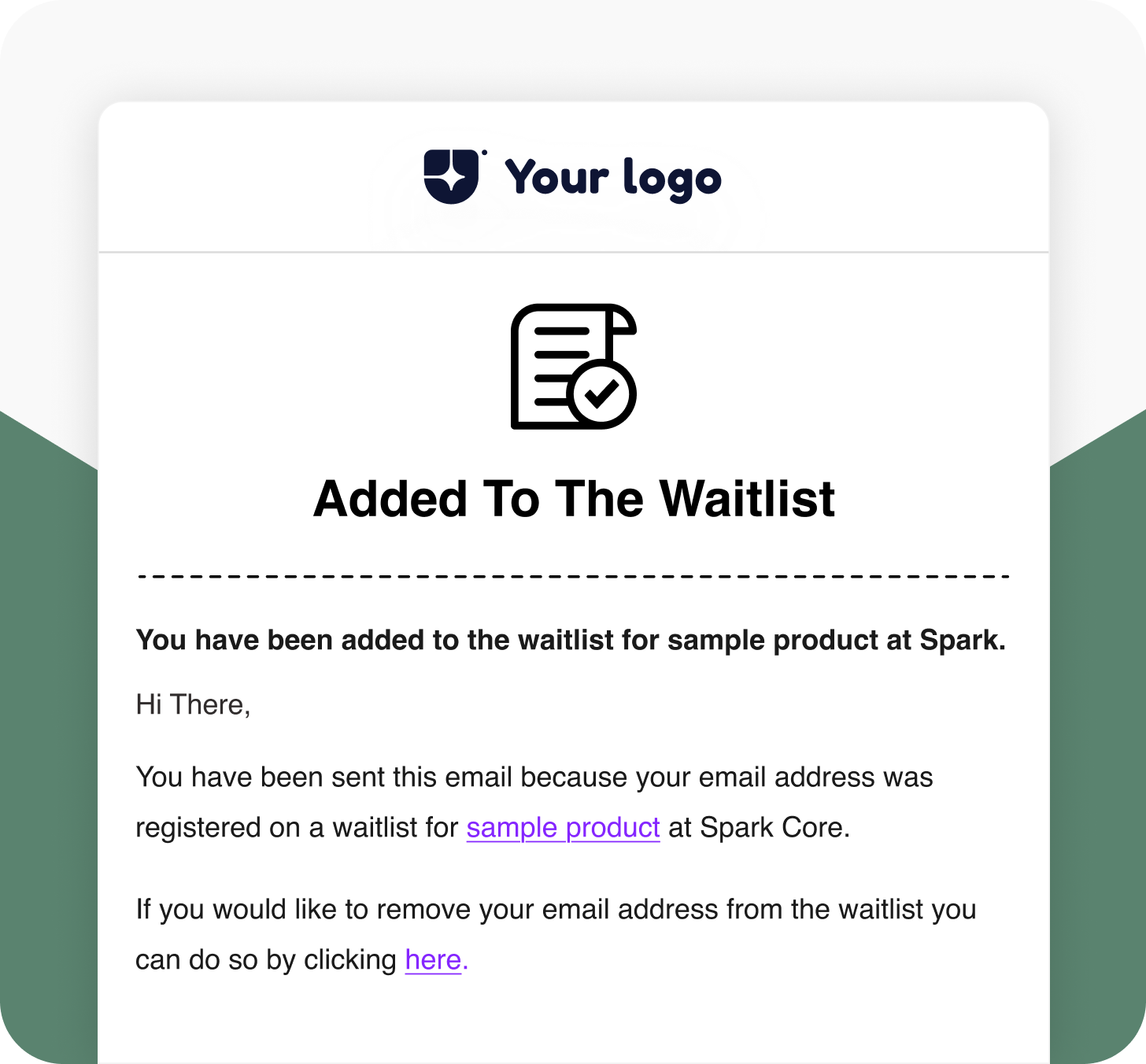 Added To The Waitlist