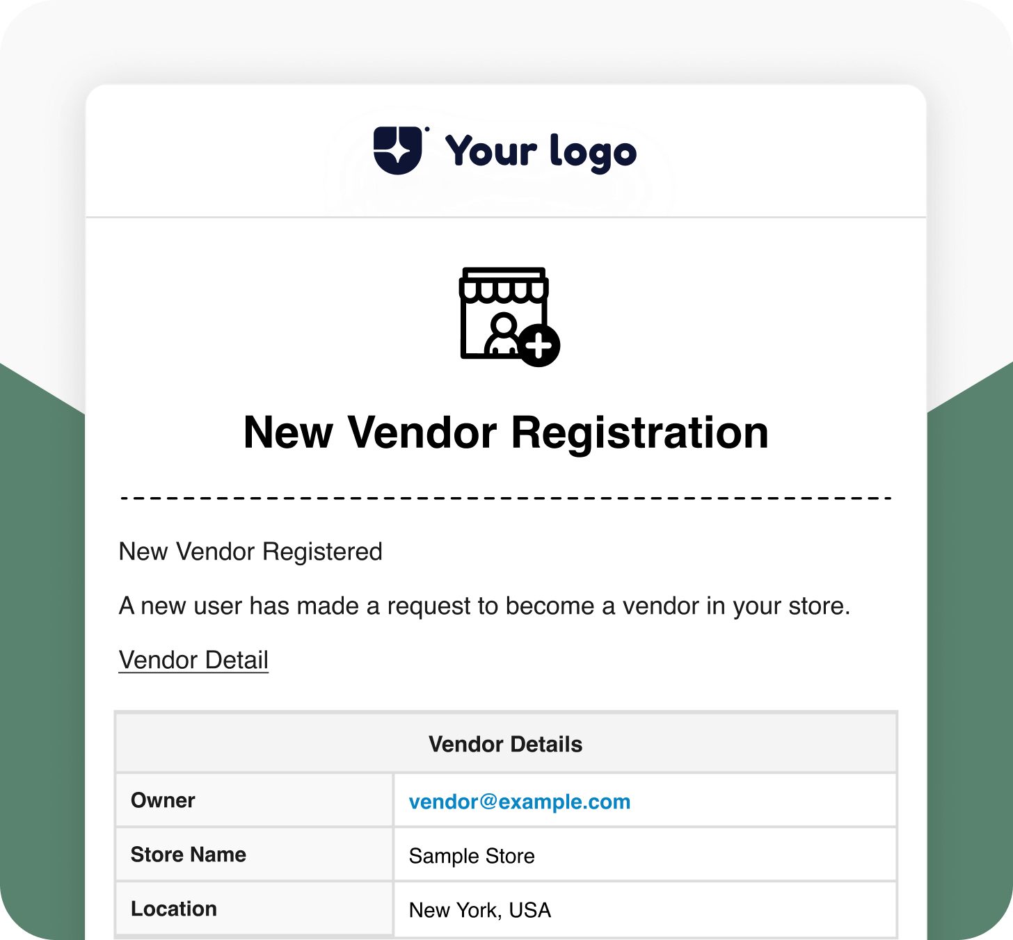 New Vendor Registration