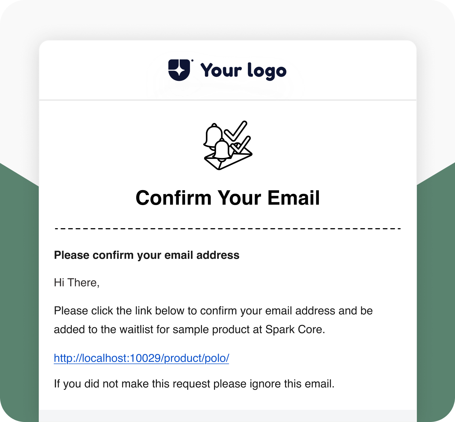 Waitlist Double Opt In Email-cnfrm
